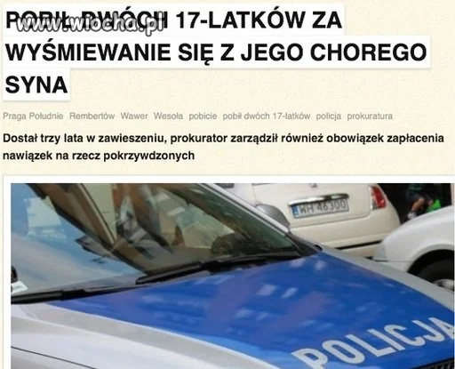 Broń swojego chorego dziecka...