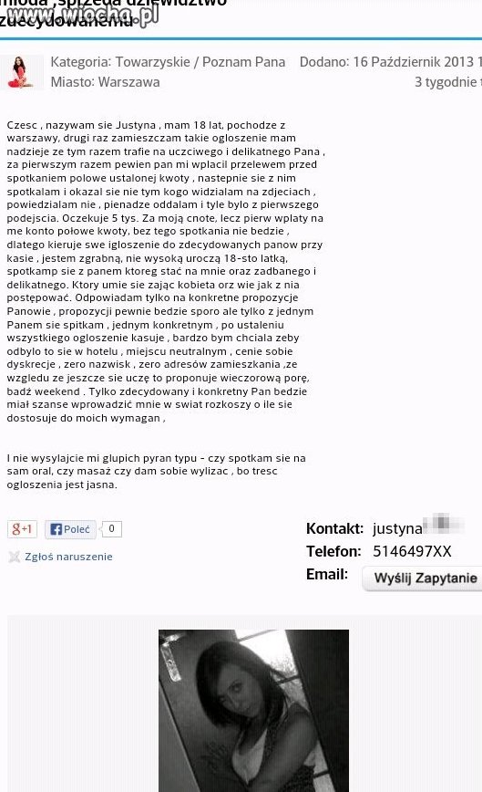 Młoda sprzeda dziewictwo. 