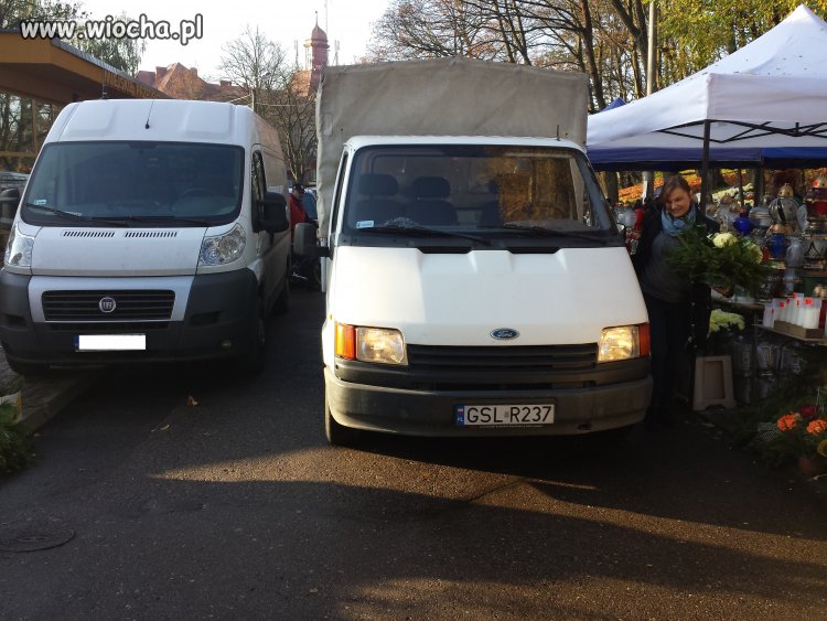 Tupet kierowcy w Słupsku