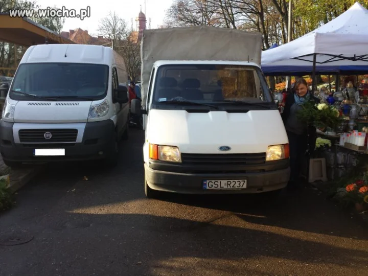 Tupet kierowcy w Słupsku