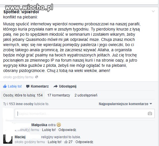 Konflikt na plebani 
