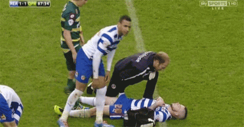 Piłkarski masaż