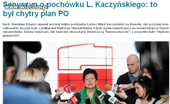PO odpowiada za pochówek LK na Wawelu??