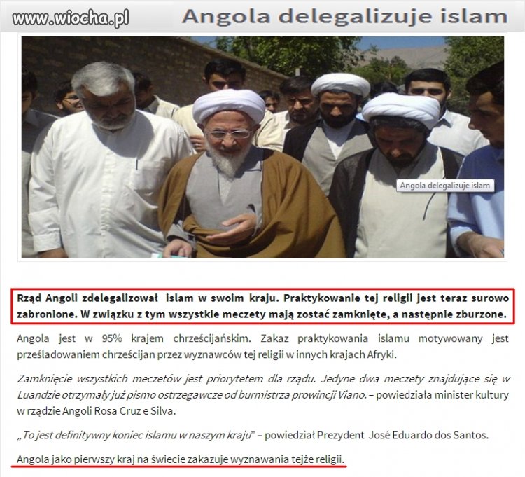 Tymczasem w Angoli...