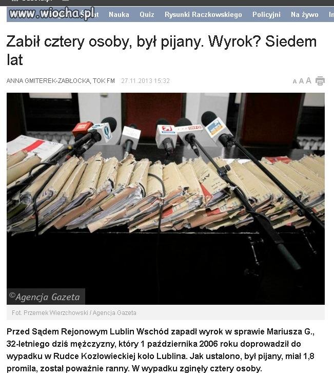 Jak mordować w Polsce aby otrzymać niską karę?