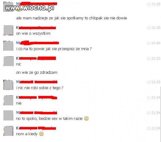 Chłopak wie...