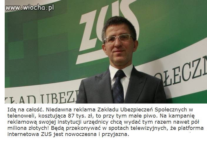 Jak ZUS jest taki przyjazny...