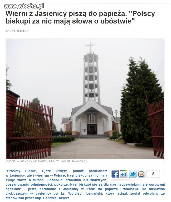 Papież swoje a Biskupi swoje