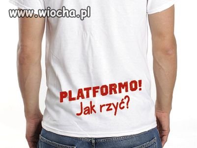 Pod tymi rządami można tylko"rzyć"