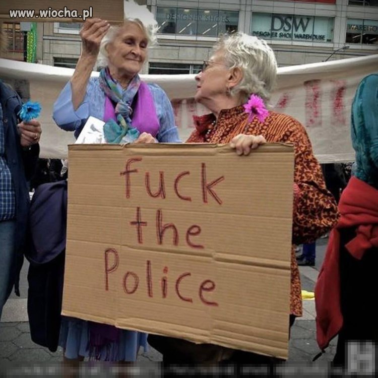Pytanie czym im policja???