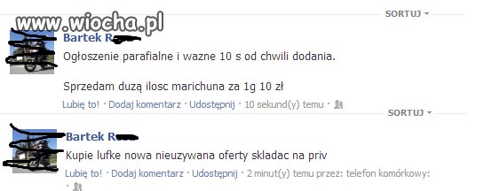 14-latek robi interesy przez facebooka