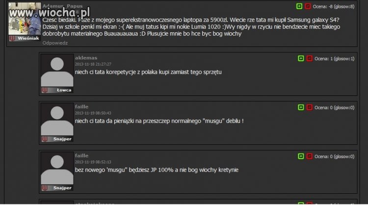 "Muj tatus kipi mi" ... 