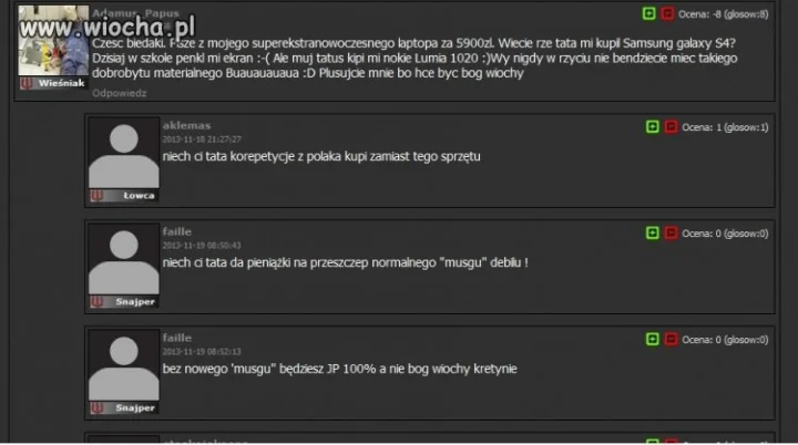 "Muj tatus kipi mi" ... 