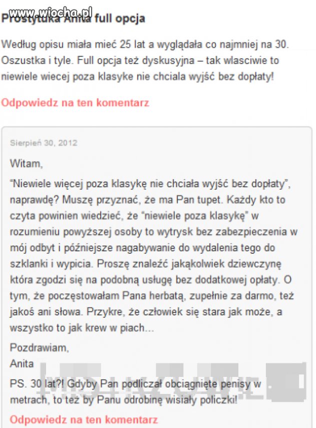 A co...trzeba bronić swojej reputacji...