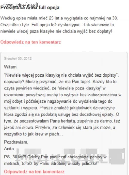A co...trzeba bronić swojej reputacji...