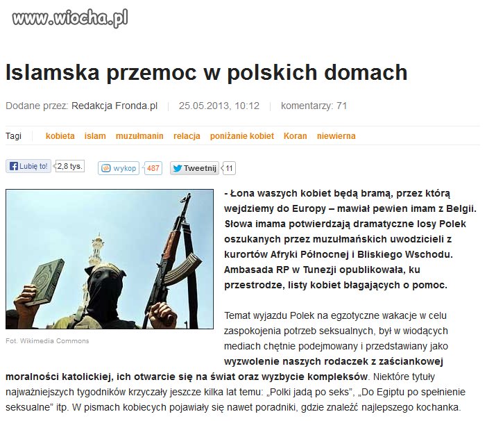 W takich wypadkach wstyd mi, że jestem kobietą