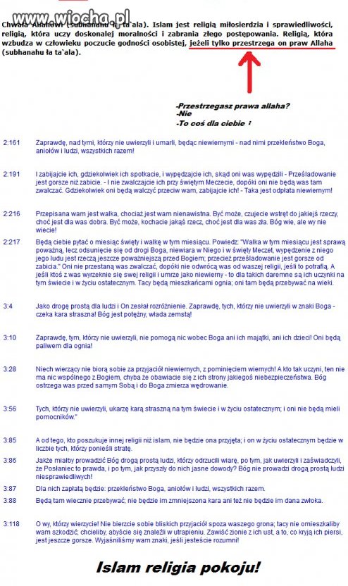 Islam religia "pokoju"
