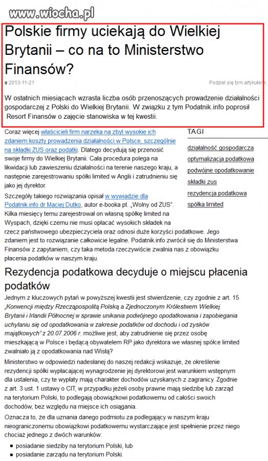 Polska nie dla Polskich przedsiębiorców!