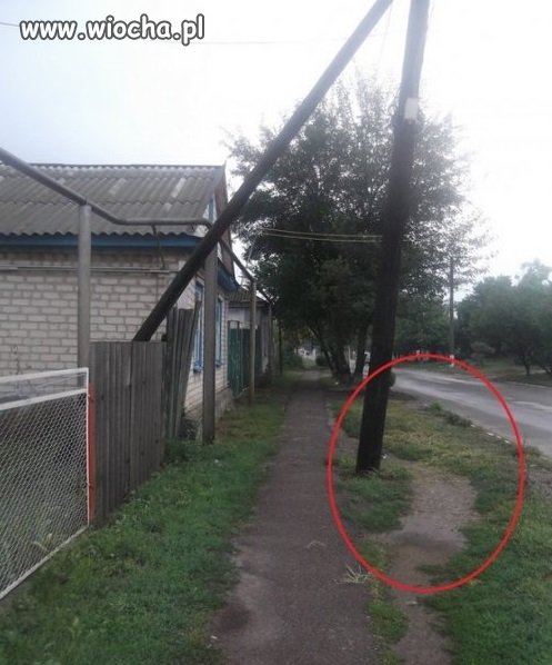 Widać we wsi mnóstwo przesądnych