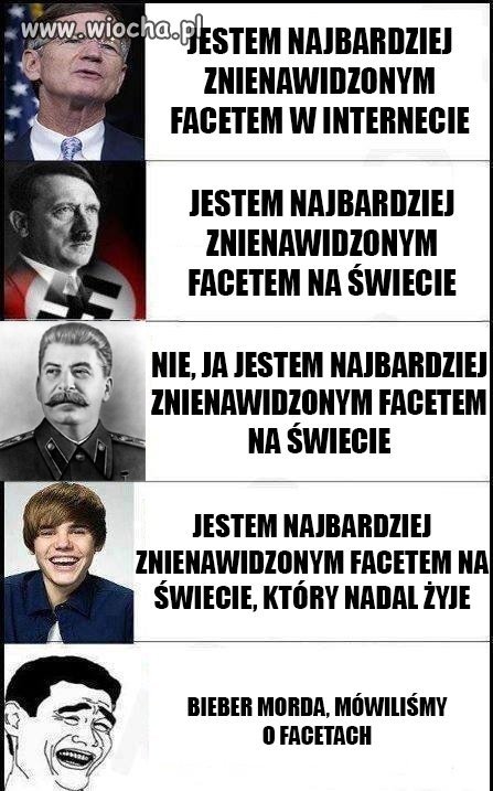 Jestem najbardziej znienawidzonym 