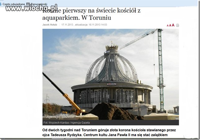 Pierwszy kompleks religijno-basenowy na świecie