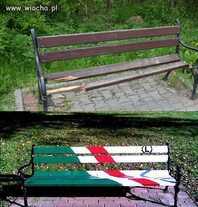Co mają ze sobą wspólnego obie ławki?
