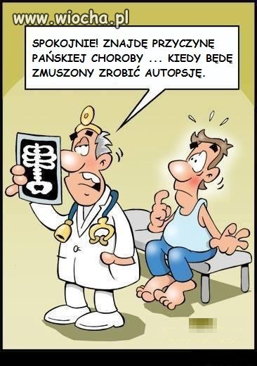 Służba zdrowia zawsze służy pomocą ...