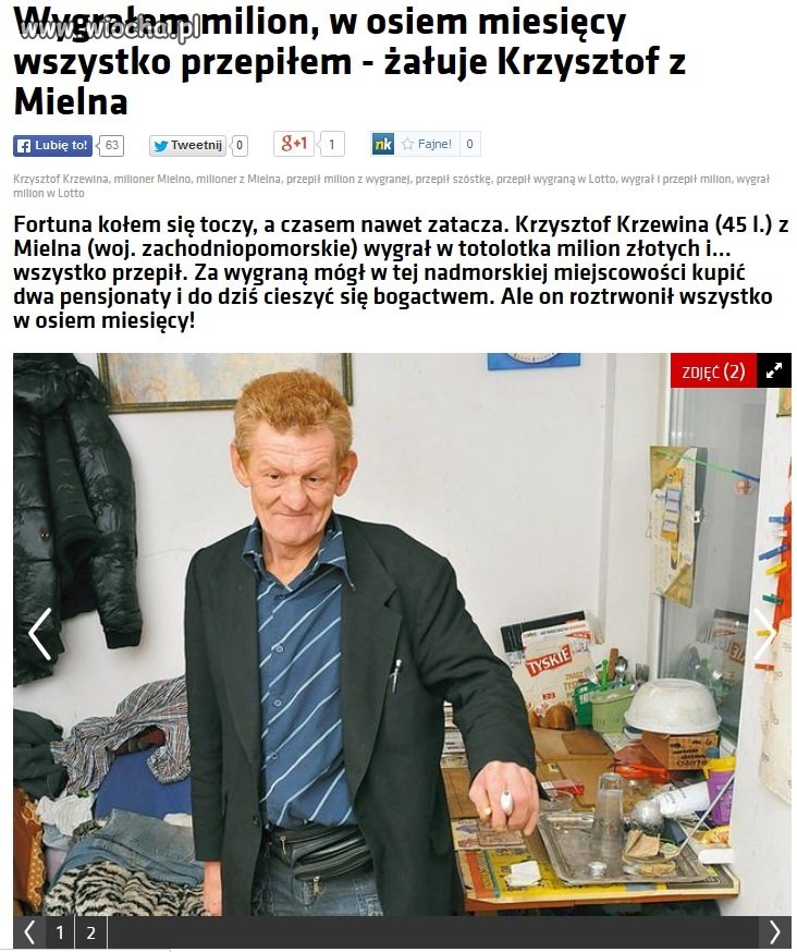 Tyle kasy w 8 mies. stracić