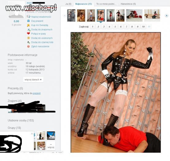 Koleś chyba portale pomylił...
