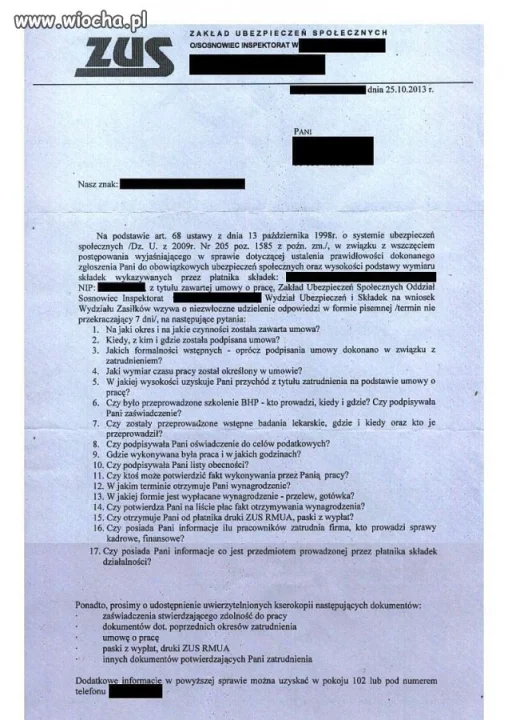 Je.ZUS zadaje pytania