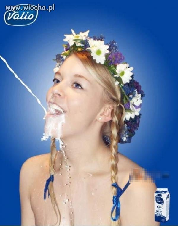 Reklama mleka z Finlandii