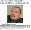1 listopada według polityka PO
