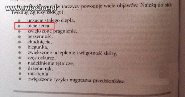 Nadmiar hormonów powoduje bicie serca.