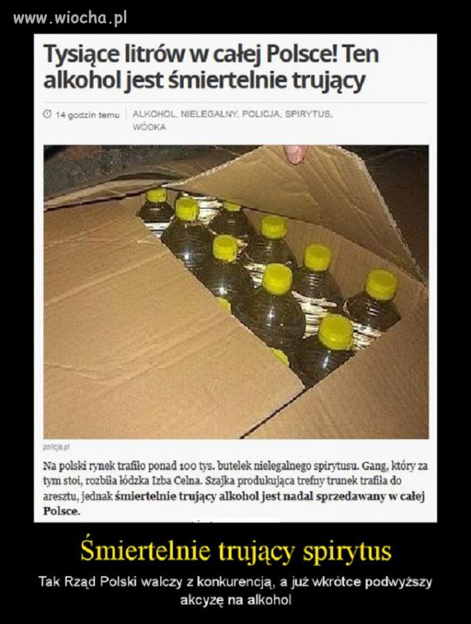 Smiertelnie trujacy spirytus...