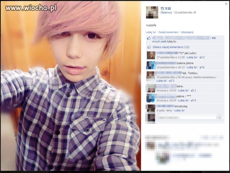15 latek na facebooku