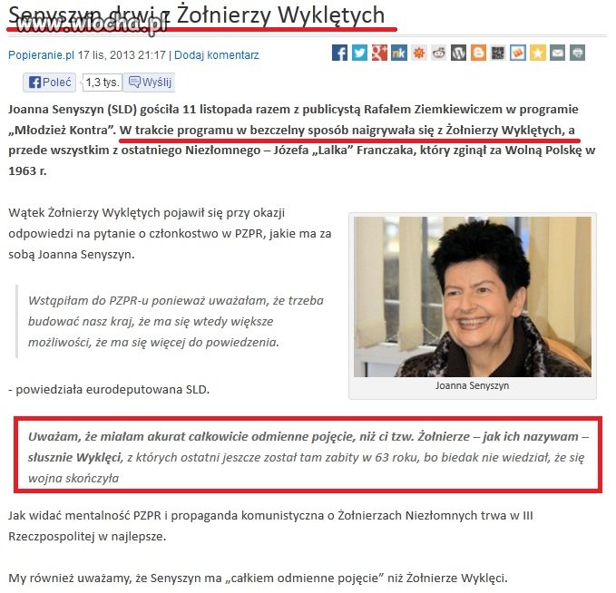 Senyszyn kpi z Żołnierzy Wyklętych.