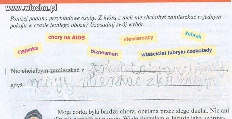 Fragment podręcznika do Religii