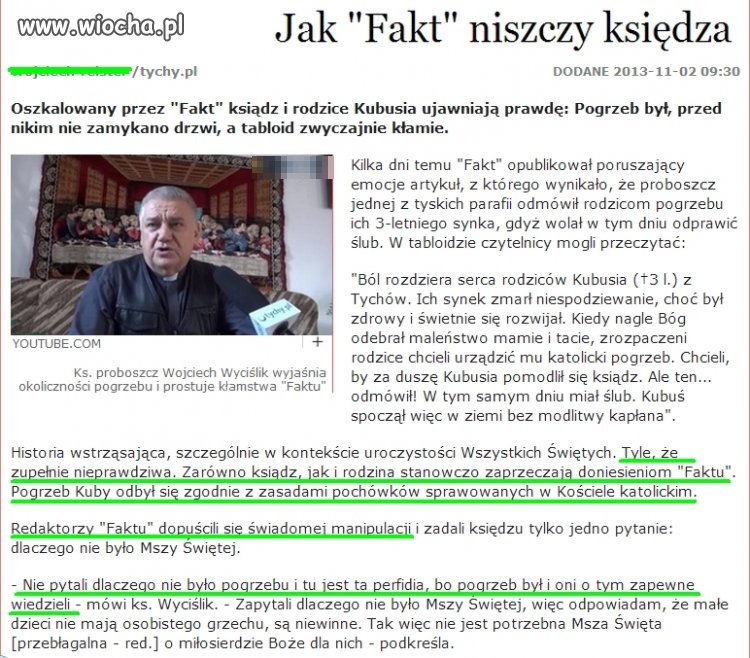 Kłamstwo dla sensacji