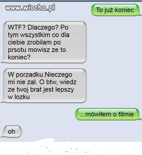 Za szybko wysłała smsa