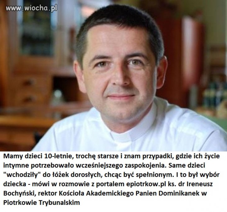 Skandaliczne słowa księdza. "Dzieci same wchodzą do łóżek"