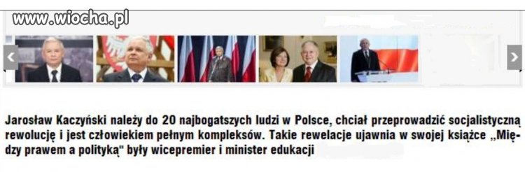 Jego majątek szacuje się w dziesiątkach mln pln. 