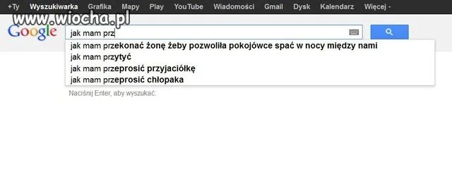 Czego ludzie szukają...