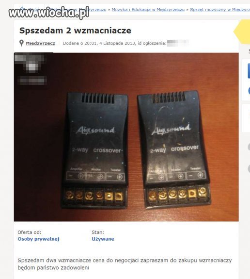 "Spszedam...