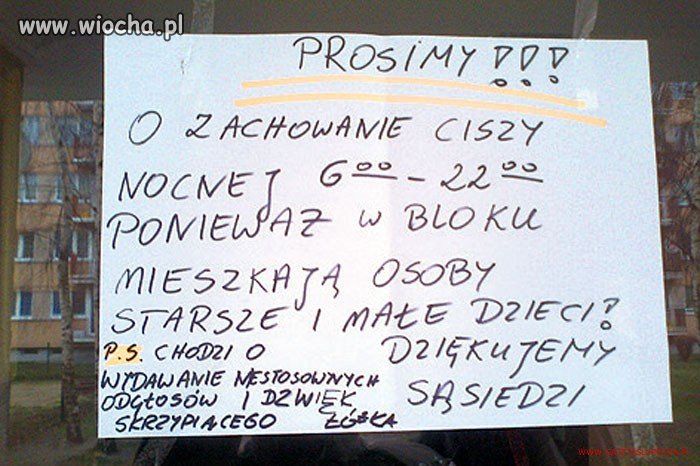 Starsi ludzie też potrzebują spokoju 