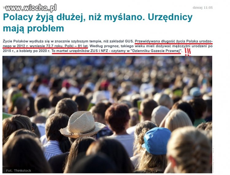 Bedziemy dłużej żyć!