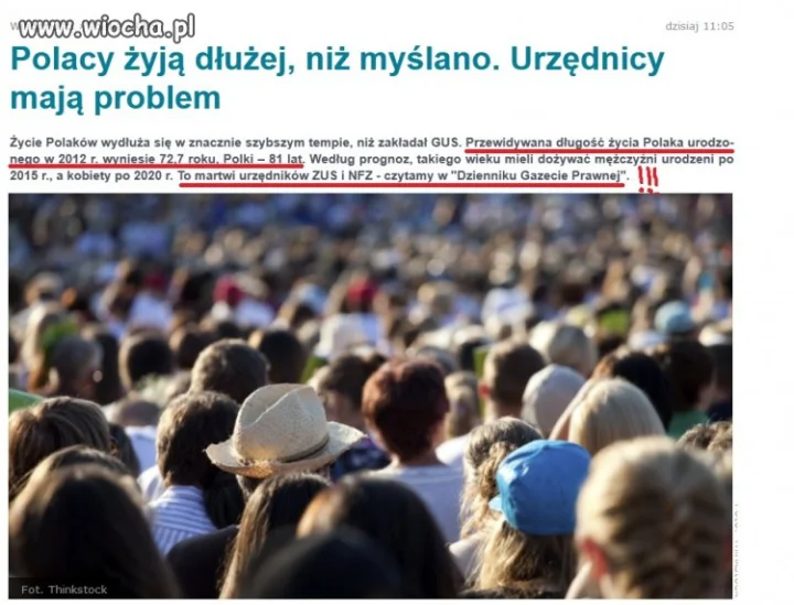 Bedziemy dłużej żyć!