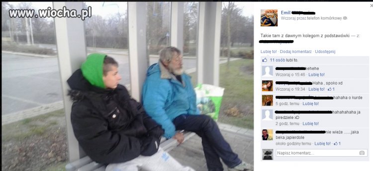 Żarty z osoby bezdomnej