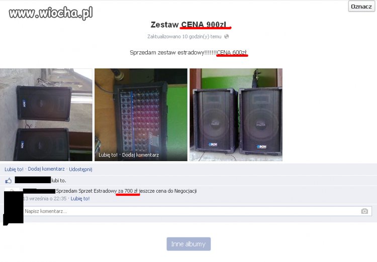 Cena to pojęcie względne