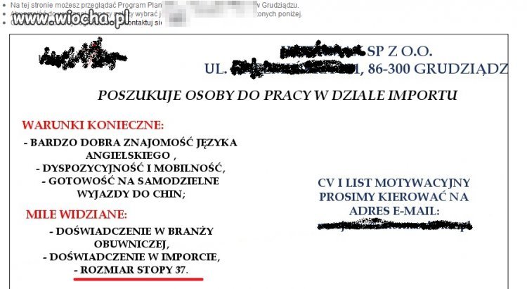 Bezrobotny szuka pracy.