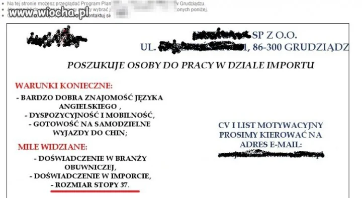Bezrobotny szuka pracy.